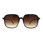 Womens Classy Thin Plastic Large Rectangle Simple Fashion Sunglasses