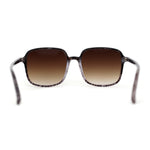 Womens Classy Thin Plastic Large Rectangle Simple Fashion Sunglasses