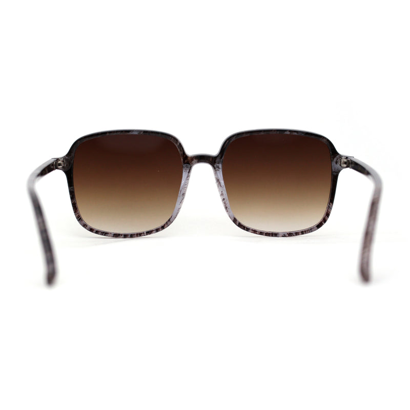 Womens Classy Thin Plastic Large Rectangle Simple Fashion Sunglasses