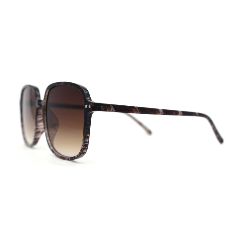 Womens Classy Thin Plastic Large Rectangle Simple Fashion Sunglasses