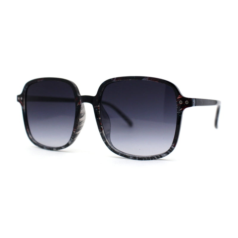 Womens Classy Thin Plastic Large Rectangle Simple Fashion Sunglasses