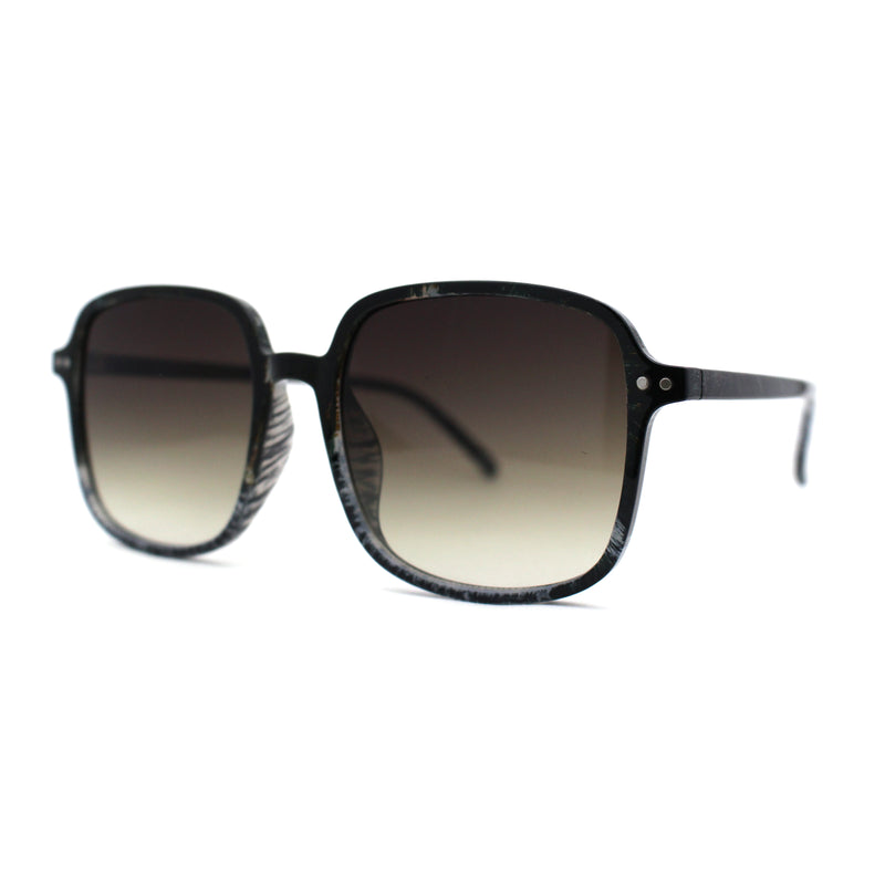 Womens Classy Thin Plastic Large Rectangle Simple Fashion Sunglasses