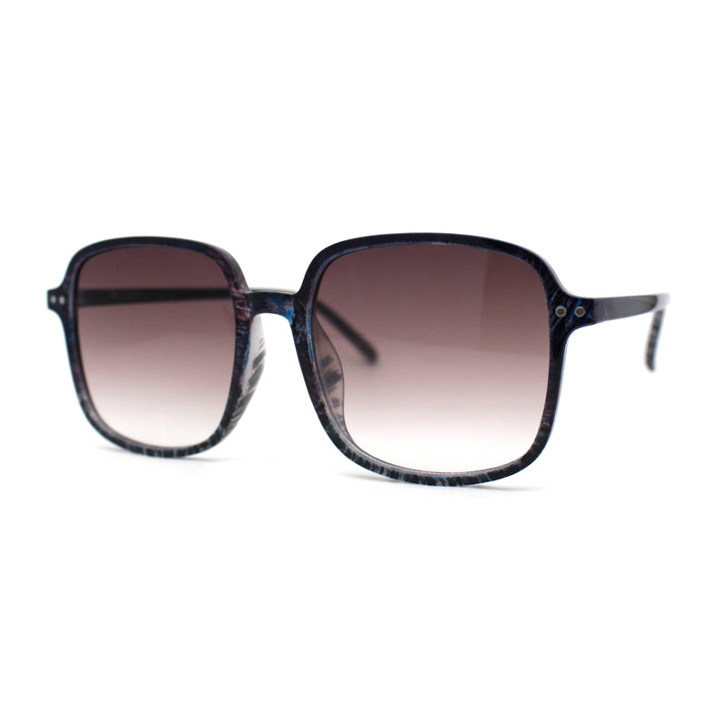 Womens Classy Thin Plastic Large Rectangle Simple Fashion Sunglasses