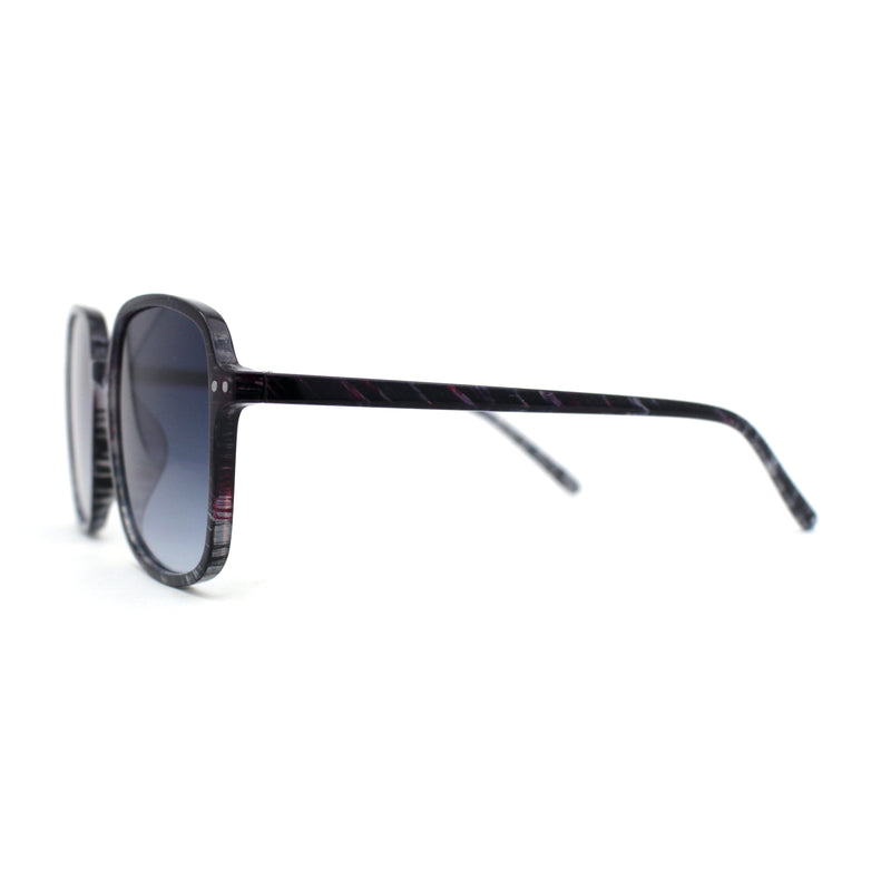 Womens Classy Thin Plastic Large Rectangle Simple Fashion Sunglasses
