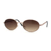 Oval Round Hipster Retro Metal Rim Luxury Pimp Sunglasses