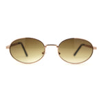 Oval Round Hipster Retro Metal Rim Luxury Pimp Sunglasses