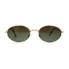 Oval Round Hipster Retro Metal Rim Luxury Pimp Sunglasses