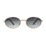 Oval Round Hipster Retro Metal Rim Luxury Pimp Sunglasses