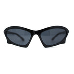 Trendy Iconic 90s Wrap Around Sport Plastic Sunglasses