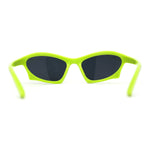 Trendy Iconic 90s Wrap Around Sport Plastic Sunglasses