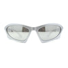 Trendy Iconic 90s Wrap Around Sport Plastic Sunglasses