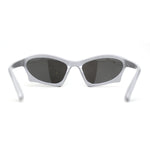 Trendy Iconic 90s Wrap Around Sport Plastic Sunglasses