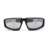 Trendy 90s Sport Style Wrap Around Mean Aggressive Plastic Sunglasses