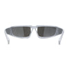 Trendy 90s Sport Style Wrap Around Mean Aggressive Plastic Sunglasses