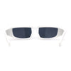 Trendy 90s Sport Style Wrap Around Mean Aggressive Plastic Sunglasses