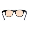 Mens Classic Oversized Horn Rim Blue Light Blocker Computer Glasses Black Light Brown