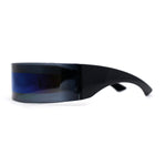 Cyclops Shield Mirror Lens Plastic Wrap Sunglasses