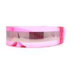 Cyclops Shield Mirror Lens Plastic Wrap Sunglasses