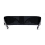 Cyclops Shield Mirror Lens Plastic Wrap Sunglasses