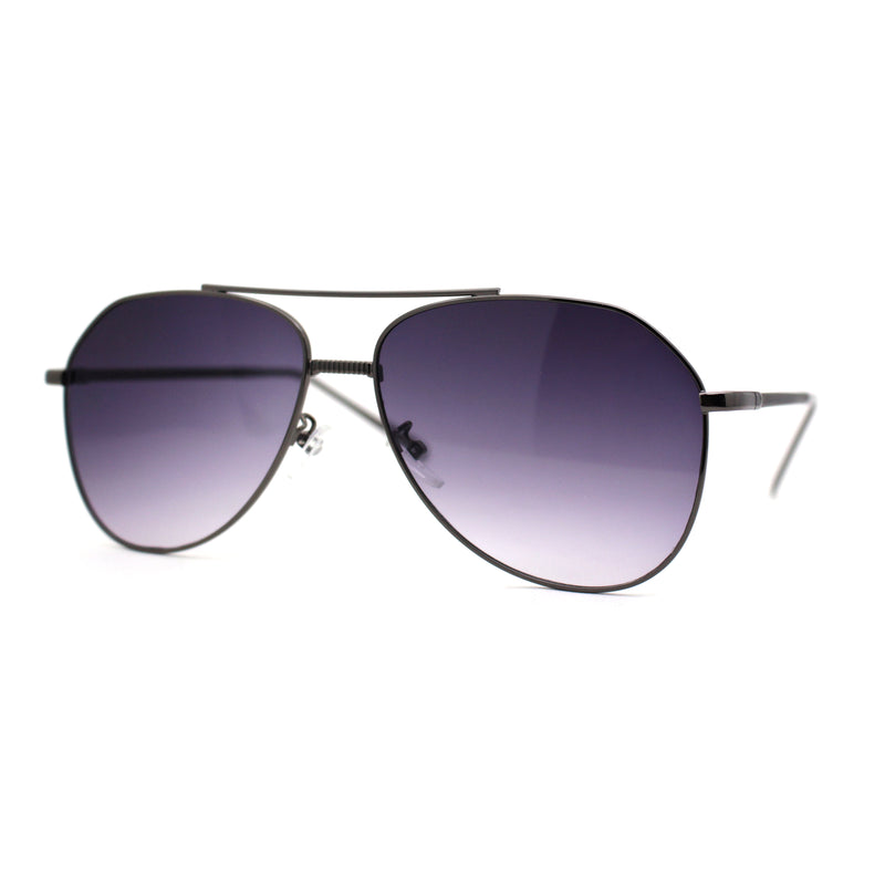Unisex Luxury Designer Fashion Air Force Metal Rim Officers Sunglasses