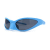 Super Unique Trendy 90s Sport Style Wrap Around Plastic Sunglasses