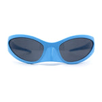 Super Unique Trendy 90s Sport Style Wrap Around Plastic Sunglasses