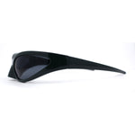 Super Unique Trendy 90s Sport Style Wrap Around Plastic Sunglasses