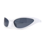 Super Unique Trendy 90s Sport Style Wrap Around Plastic Sunglasses