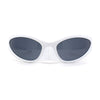 Super Unique Trendy 90s Sport Style Wrap Around Plastic Sunglasses