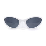 Super Unique Trendy 90s Sport Style Wrap Around Plastic Sunglasses