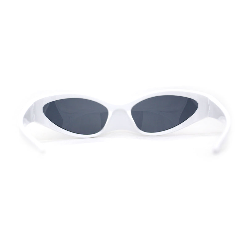 Super Unique Trendy 90s Sport Style Wrap Around Plastic Sunglasses