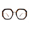 Luxury Double Rim Octagonal Blue Light Blocking Computer Eyeglasses