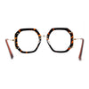 Luxury Double Rim Octagonal Blue Light Blocking Computer Eyeglasses