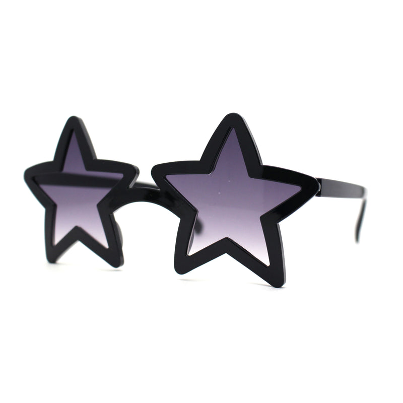 Retro Funky Star Shape Hippie Plastic Sunglasses