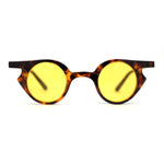 Retro Vintage Micro Circle Lens Hippie Pimp Plastic Sunglasses