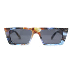 80s Simple Square Angular Flat Top Rectangle Pow Sunglasses Pop Art Print