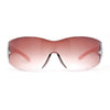 Womens Wrap Around Shield Star Jewel Retro 90s Sunglasses