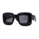 Womens Ballon Super Thick Rectangle Retro Sunglasses