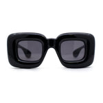 Womens Ballon Super Thick Rectangle Retro Sunglasses