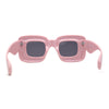 Womens Ballon Super Thick Rectangle Retro Sunglasses