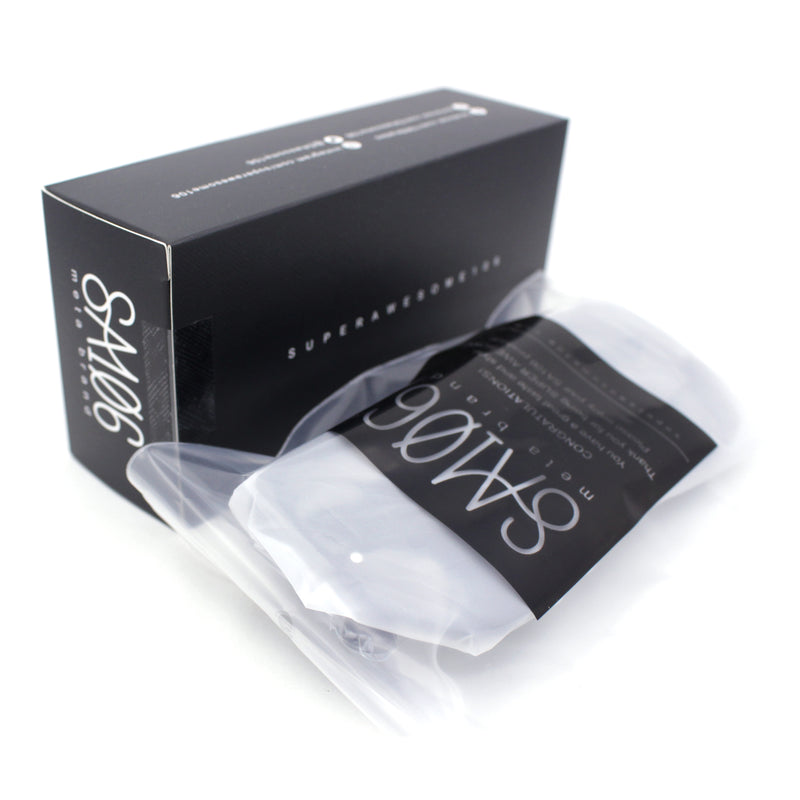 Womens Rimless Rectangular Thich Temple Plastic Fashion Sunglasses