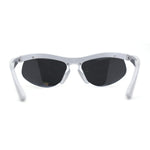 Unique Trendy 90s Sport Half Rim Plastic Fashion Sunglasses