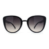 Womens Luxury Rhinestone Edge Large Cat Eye Sunglasses