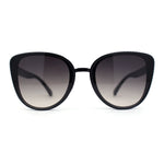 Womens Luxury Rhinestone Edge Large Cat Eye Sunglasses
