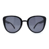 Womens Luxury Rhinestone Edge Large Cat Eye Sunglasses