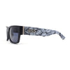 Locs Graffiti Skull Arm Cholo Gangster All Black Manly Sunglasses