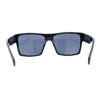 Locs XL Oversize Sport Horn Rim All Black Mad Dog Hardcore Sunglasses