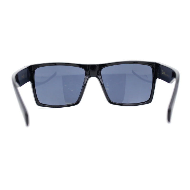 Locs XL Oversize Sport Horn Rim All Black Mad Dog Hardcore Sunglasses