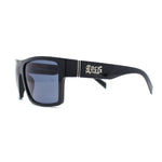 Locs XL Oversize Sport Horn Rim All Black Mad Dog Hardcore Sunglasses
