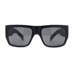 Locs Hardcore Large Tagging Graffiti Thick Arm Horn Rim Mad Dog Sunglasses